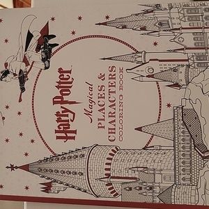 Harry potter magical places & characters coloring book